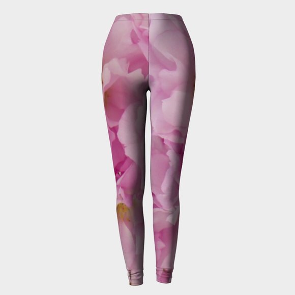 Luxe Fashion Leggings - Open Rose - Picture 3 of 5